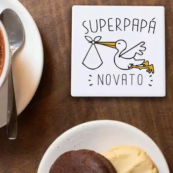 Подставка под стакан Super Dad Rookie из эмали, подставка под стакан для пива, кофе, чая, настольный коврик для питья, оригинальный и веселый подарок на День отца