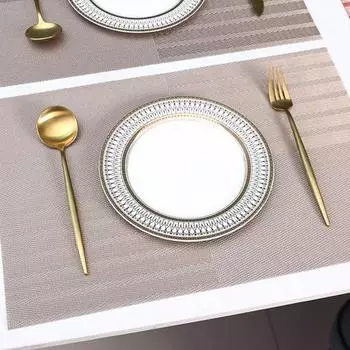 Подставка под стол. Термостойкий нескользящий коврик для стола. Легко чистится. Защитный коврик для стола для домашней кухни. кофейный