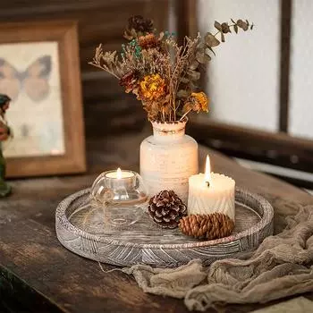Подставка под свечи своими руками Поднос для хранения Десерты Закуски Отель Ресторан Вечеринка Дисплей Фрукты Разное Аксессуары S
