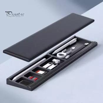 Подставка под запястье для клавиатуры с отделениями для хранения вещей Эргономичный дизайн Универсальная подставка под запястье для клавиатуры Офисные аксессуары белый