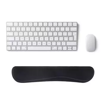 Подставка под запястье клавиатуры Коврик для мыши Пеноматериал с эффектом памяти Сверхтонкая фибровая клавиатура Платформа фиолетовый