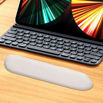 Подставка под запястье клавиатуры, противоскользящая, легко моется, удобная подставка для мыши белый