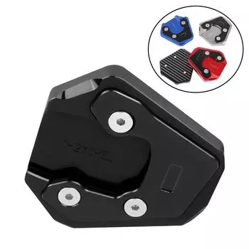Подставка с ЧПУ для SUZUKI GSX-S750 GSX-S1000 GSXS750 GSXS1000 GSX S 750 1000 Foot Side Stand Extension Support Plate Enlarge Pad чёрный