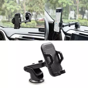 Подставка с длинной присоской, автомобильный держатель для телефона, автомобильный держатель на присоске, зажим для приборной панели, поддержка крепления GPS