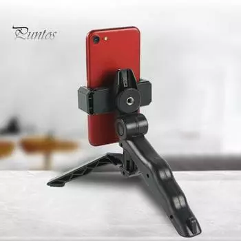 Подставка-тренога для мобильного телефона с высокой устойчивостью, регулируемая, компактная, противоскользящая, портативная, настольная подставка для мобильного телефона A