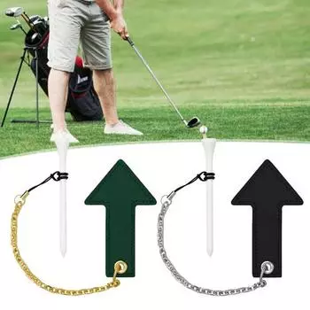 Подставки для гольфа с цепочкой Высокая устойчивость Компактный дизайн Удобство переноски Прочный гольф красный