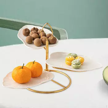 Подставки для кексов, поднос для закусок на свадьбу, день рождения, детский душ, вечеринку в честь Дня Благодарения белый