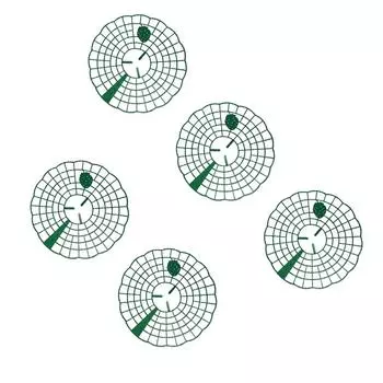 Подставки для клубники Растущая стойка Каркас Держатель для растений Овощная посадочная стойка Пластиковый поддон Домашнее садоводство Балкон 5pcs