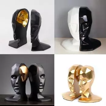 Подставки для книг «Аватар», Подставки для книг в виде человеческой головы, Постмодернистская геометрическая модель задней стороны книги «Богиня Венера», Мягкие украшения для дома