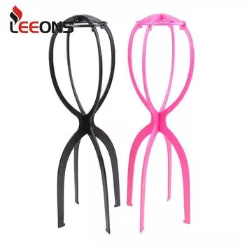 Подставки для париков из пенопласта высотой 55 см, штатив, пластиковый парик, шляпа для волос, шапка, держатели для укладки, подставка для длинных париков, сушка дисплея, черный, розовый