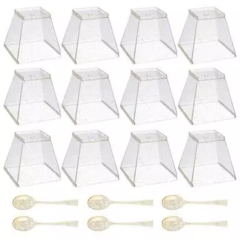 Подставки Para Postres De Mesa для торта с золотыми десертными стаканчиками для хранения пудингов золотистый