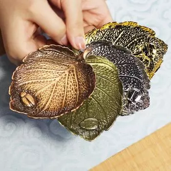 Подставки под чайный сервиз Tree Leaf, подстаканники, держатели для чашек, водонепроницаемые, нескользящие, коврики, винтажные, классические, сплавные, аксессуары для дома, кухня