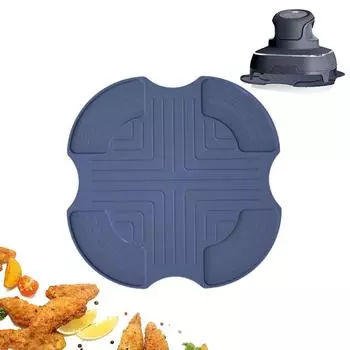 Подставки под фритюрницу из силикона для Ninja Crispi, подставки под горячее, прихватки для Ninja Crispi, аксессуары для фритюрницы, переносная стеклянная фритюрница синий