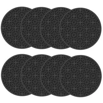 Подставки под стаканы 10 см 10x10x0,4 см 8 шт. в упаковке