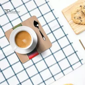 Подставки под стаканы из дерева в виде таксы, набор из 4 предметов, деревянные подставки ручной работы для горячих блюд, подставки под чайники, подарок для любителей собак, домашний декор, акцент A