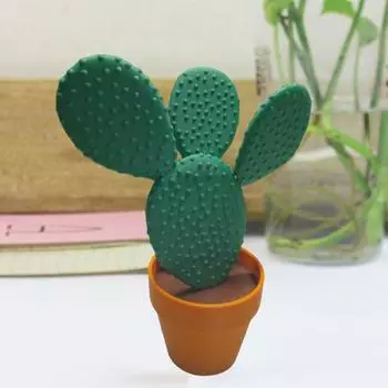 Подставки под стаканы «Кактус» Зеленые подставки под стаканы с держателем для цветочных горшков Термостойкие подставки под стаканы «Кактус»