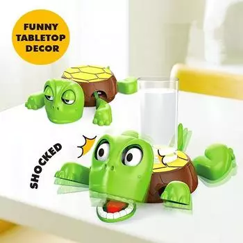 Подставки под стаканы в виде черепахи, напечатанные на 3D-принтере, с забавным выражением лица, когда вы ставите стакан на его спину. Полностью цветной прикольный подарок для черепахи или сухопутной черепахи OPP PACKING