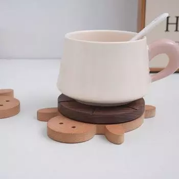 Подставки под стаканы Yousheng Turtle Coasters Set, нескользящий деревянный коврик для защиты стола, деревянные подставки ручной работы, впитывающие тепло и влагу, подставки под стаканы для напитков для офиса и дома Sets