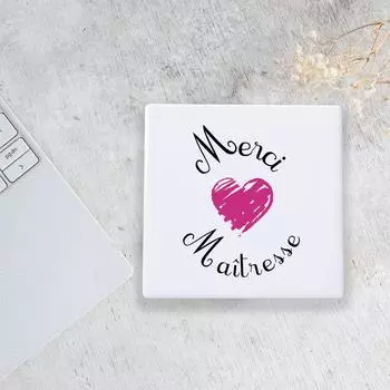 Подставки SQUARE для подарка учителю Подставки для столовой и декора Спасибо учителю Подарок-сюрприз на конец года для учителя 10x10cm