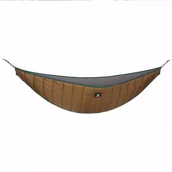 Подстежка для гамака OneTigris Hideout, прикрепленная к гамаку, легкая для кемпинга и путешествий с сумкой для хранения (коричневый) коричневый