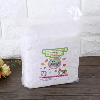 Подстилка для мелких домашних животных из натуральной бумаги без пыли, контроль запаха, 450 г, разноцветная, для мелких домашних животных, кроликов, морских свинок A