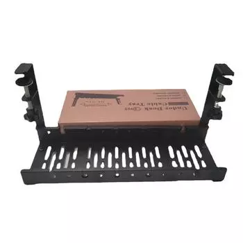 Подстольная стойка для хранения кабелей Расширяемый лоток для управления Настольный держатель розеток Проводной шнур Адаптер удлинителя Полка-органайзер для проводов