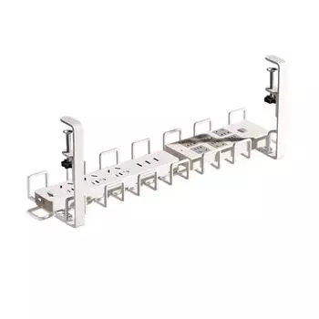 Подстольные лотки для укладки кабелей, без сверла, с креплением на зажиме, органайзер для шнура, розетка, держатель для подвешивания, аксессуары для хранения вещей