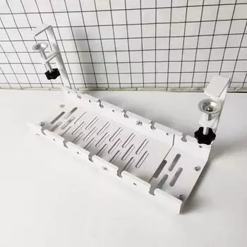 Подстольный лоток для кабелей, держатель для органайзера шнура, укрытие для полки из корзин, стеллаж для хранения проводов под столом