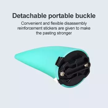 Подсвеченный автомобильный шлем для мотоцикла, рог дьявола, пластиковый шлем для мотокросса, рог дьявола, украшение для головы, резиновый рог с подсветкой