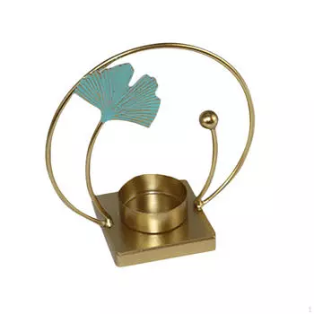 Подсвечник центральный элемент подсвечник для чайной свечи лист декоративная подставка для Style A