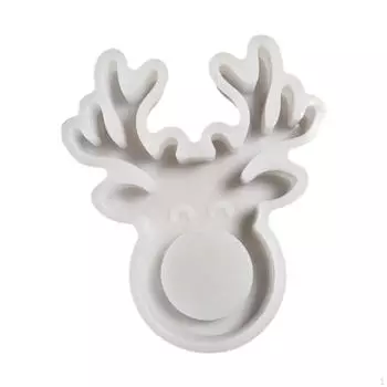 Подсвечник дизайн, литой смоляной чайный светильник для вечеринки и спальни Round 10.6x2.6cm