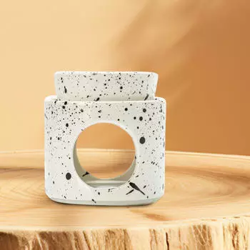 Подсвечник для эфирного масла Керамическая универсальная настольная декорация ручной работы 2 в 1 9,3x10 см