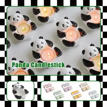 Подсвечник для чайной свечи, милый подсвечник для стола, центральный элемент для дома, украшение кухни, подарок для девушки One Size светло-фиолетовый