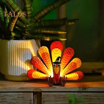 Подсвечник для чайной свечи на День благодарения, подставка для свечей, металлический подсвечник, настольное украшение, центральный элемент праздничного стола A