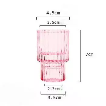 Подсвечник для чайной свечи в скандинавском стиле Подсвечники Настольная подставка для свечей Романтический подсвечник Украшение для дома Хрустальное стекло