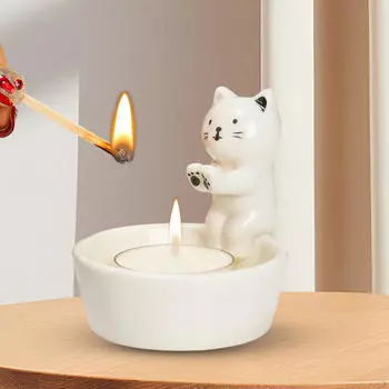 Подсвечник для животных, подсвечник, подсвечник, подставка для свечей для центральной части стола Cat Shape