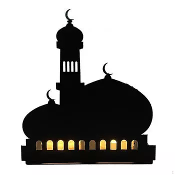 Подсвечник Eid Candle Candelabra Романтический Ислам Рамадан Подставка Подсвечник для Обеденного Стола StyleA 12.5cmx14.2cm