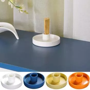 Подсвечник Художественный Керамический Держатель Пало Санто Прочный Легко чистится Хорошо сделанный Подсвечник Курильница синий