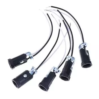 Подсвечник из 5 предметов E12 Патрон лампы Патрон лампы без ключа с проводником 20 см