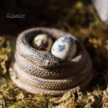 Подсвечник из бетона в виде спиральной змеи, подставка для свечей, реалистичный 3D-подсвечник в виде змеи, украшение для праздничного стола Snake