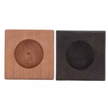 Подсвечник из дерева, винтажный ручной работы, деревянный подсвечник для домашнего декора, свадьбы, праздничного стола Brown