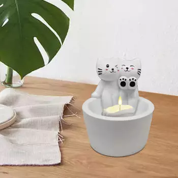 Подсвечник из смолы, подсвечник, подарки на день матери, настольный орнамент, канделябры для столовой