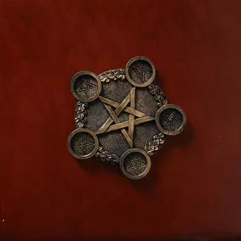 Подсвечник из смолы, реквизит для фото ручной работы Brass A