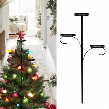 Подсвечник-канделябр на 3 яруса для свадеб и юбилеев 3 Section