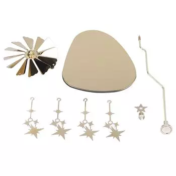 Подсвечник круглый треугольный поднос романтический европейский стиль нержавеющая сталь вращающийся ароматерапия