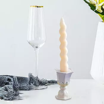 Подсвечник-лотус Candelabra для домашнего и праздничного использования Gradient Blue