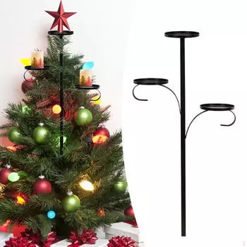 Подсвечник металлический подсвечник 3 яруса канделябр подставка настольный центральный элемент для юбилея 3 Section