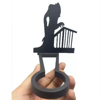 Подсвечник Nosferatu Candle Shadow Metal Spooky Halloween Candle Holder Tealight Shadow Caster Halloween Tea Light Holder Gothic Home Decor