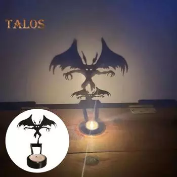 Подсвечник Nosferatu, металлический подсвечник для свечей на Хэллоуин, готический домашний декор для внутреннего и наружного оформления D