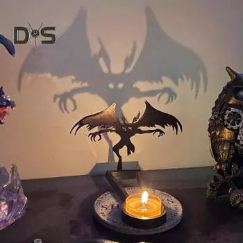 Подсвечник Nosferatu, металлический подсвечник для свечей на Хэллоуин, готический домашний декор для внутреннего и наружного оформления H